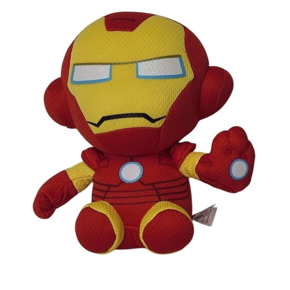 Ty Other - Ty Beanie Baby Marvel Comics Iron Man Plush Stuffed Toy 6" Avengers 2018